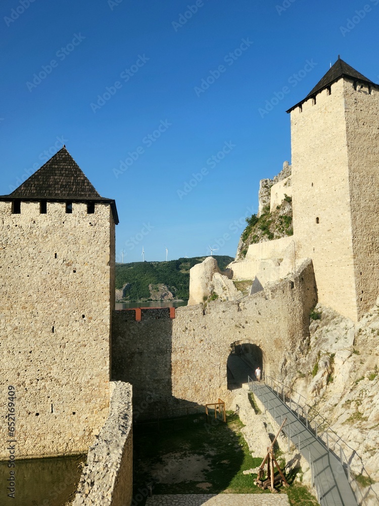 The Golubac Fortress From High