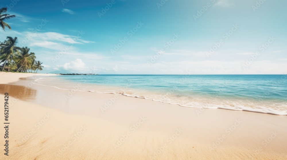 Tropical beach. Empty copy space template for vacation or holiday product. Tropical beach. Empty copy space template for vacation or holiday product.