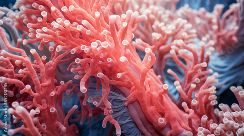 The Amazing close up of soft coral