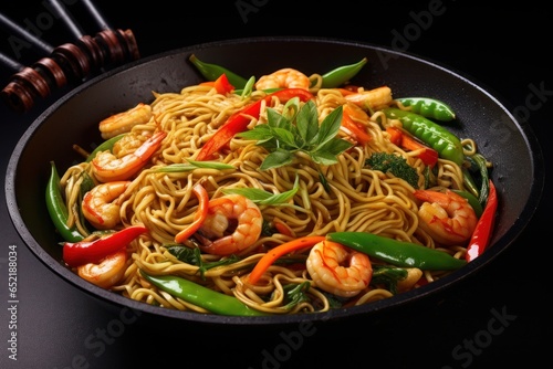 Shrimp and Pepper Noodles