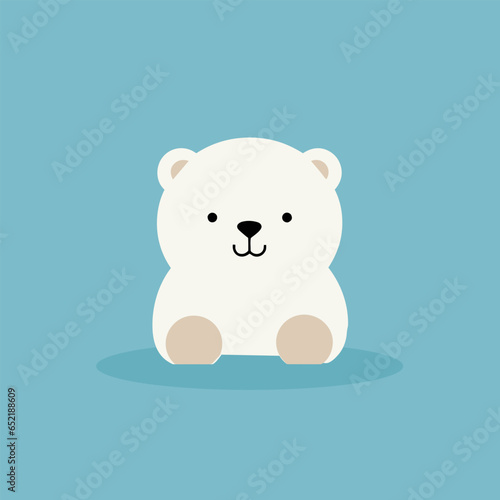 Baby food filled white logo. Natural skincare for kids. Toys manufacturing. Cute bear. Design element. Created with artificial intelligence. Ai art for corporate branding, childrens store