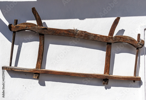 Fotografia Historical yoke for draught cattle
