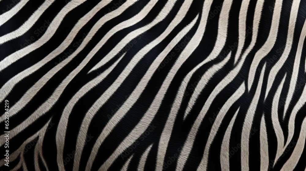 Zebra skin texture, AI generated Image Zebra skin texture, AI generated Image
