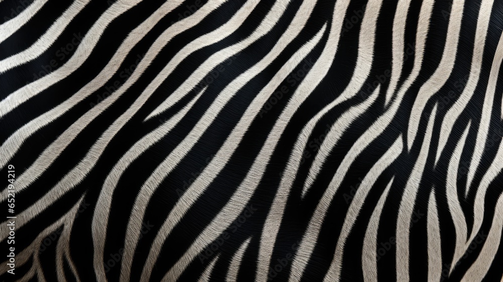 Zebra skin texture, AI generated Image