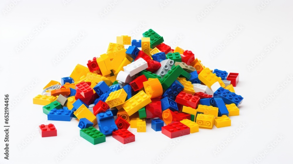 Scattered blockss, AI generated Image Scattered blockss, AI generated Image
