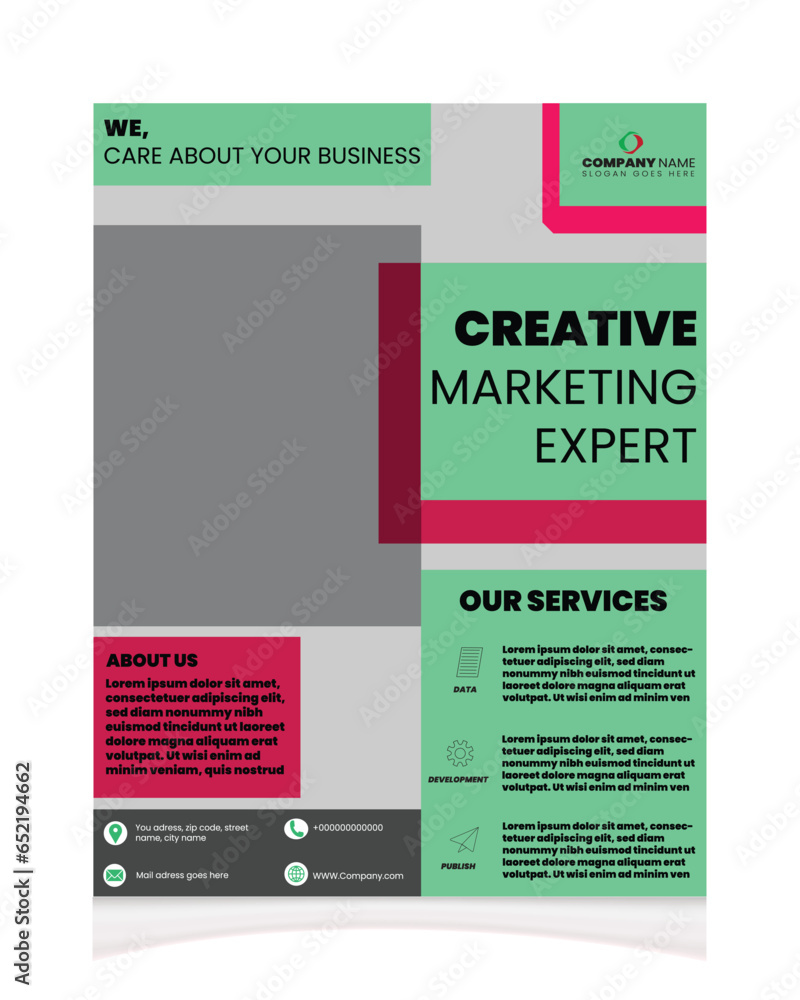 Creative corporate flyer design Creative corporate flyer design