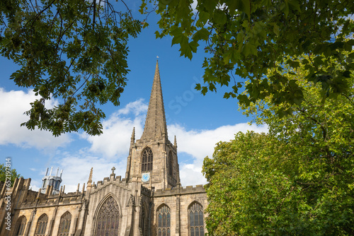 The Cathedral Church of St Peter and St Paul, more commonly known as Sheffield Cathedral.