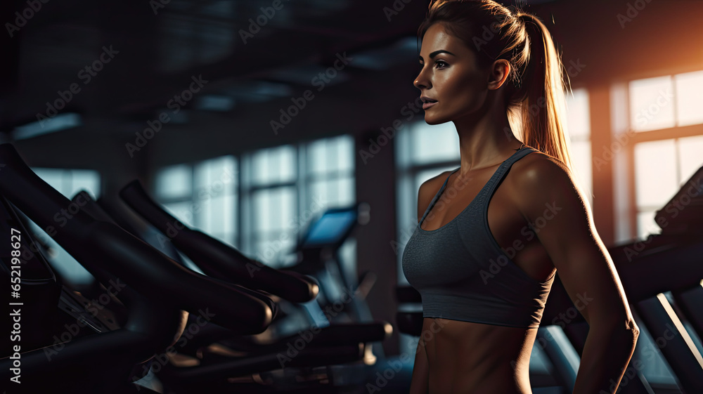 Intense Gym Workout: Sweat and Determination
