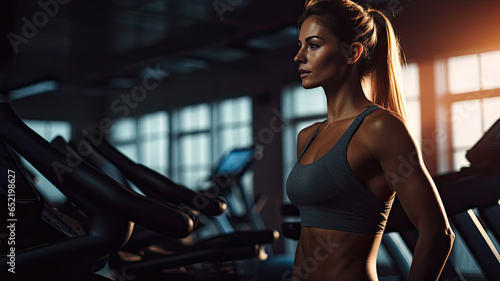 Intense Gym Workout: Sweat and Determination