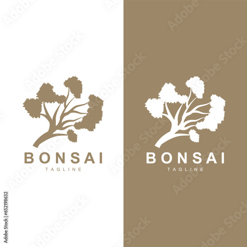 Bonsai Tree Logo Vector Symbol Illustration Design