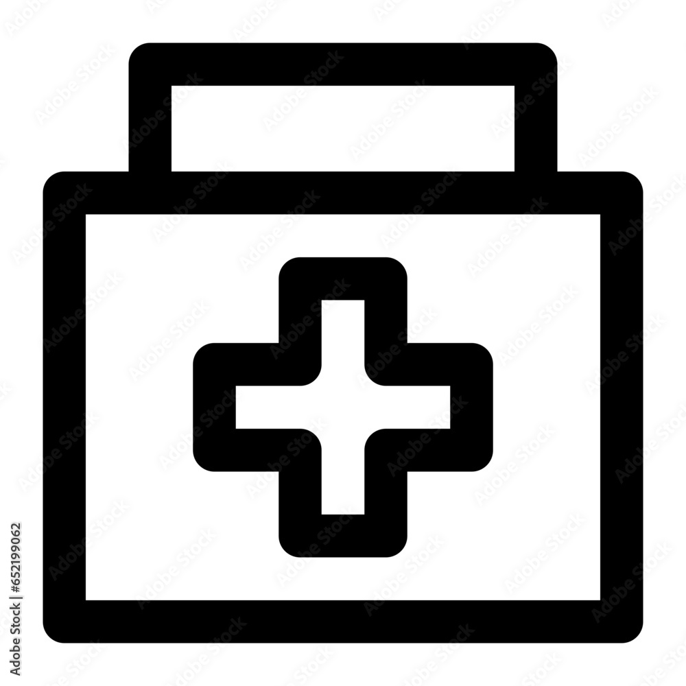 first aid kit line icon first aid kit line icon