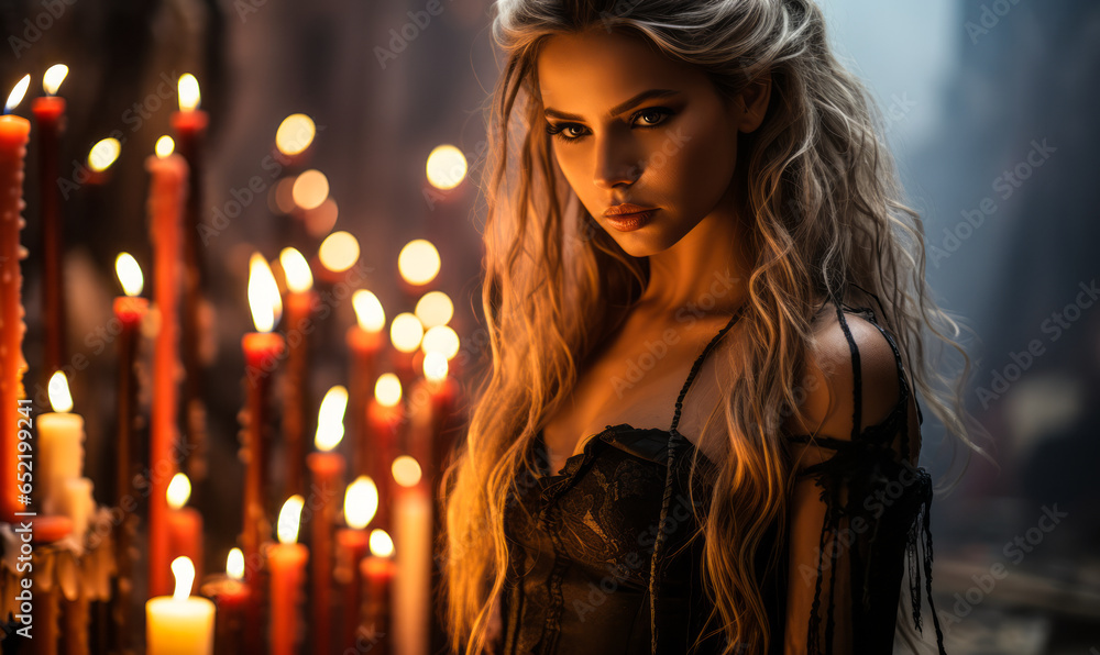 Bloodlust and Elegance: Halloween Vampire Portrait Bloodlust and Elegance: Halloween Vampire Portrait