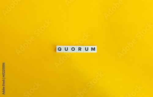 Photos Quorum Word and Banner.