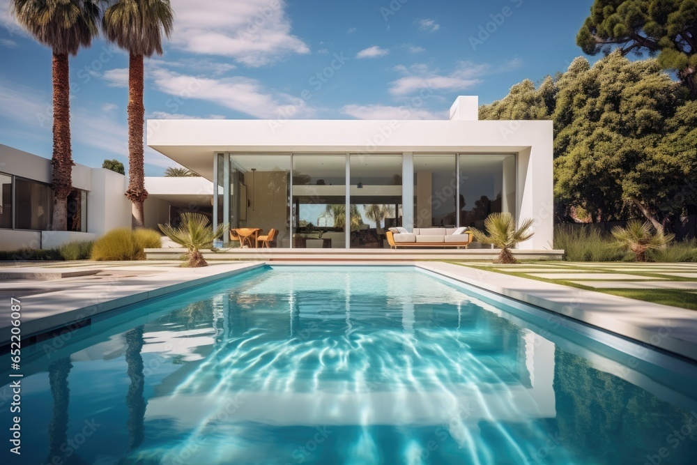 Fototapeta premium Swimming pool in the yard