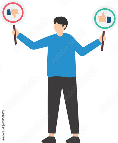Pros and cons, do and don’t or negative vs positive, comparison or advice article, yes or no, Good or bad idea, Holding big pros and cons, right and wrong symbols

