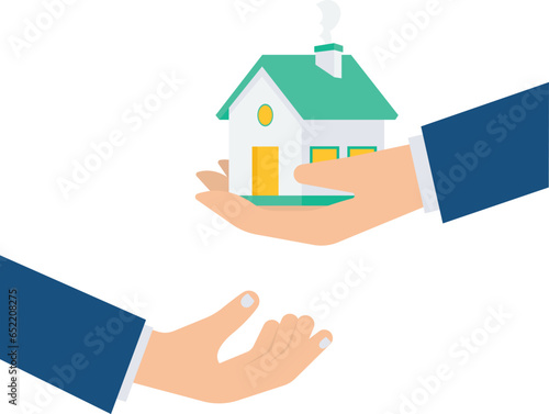 Inherit house or real estate from parents, Financial advisor on legacy planning, Passing an inheritance to children, Father giving house, Wealth or property to his children

