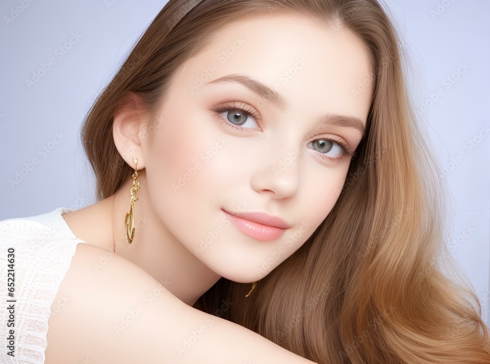 portrait of a woman soft skin for cosmetic ads portrait of a woman soft skin for cosmetic ads