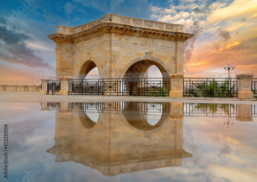 Fototapeta Naklejka Na Ścianę i Meble -  Bastion of Saint Remy famous monument Cagliari, Sardinia