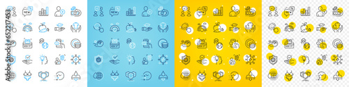 Vector icons set of Approved, Call center and Idea line icons pack for web with Delivery time, Computer fingerprint, Smile outline icon. Hold t-shirt, Add user, Lgbt pictogram. Leaf. Vector