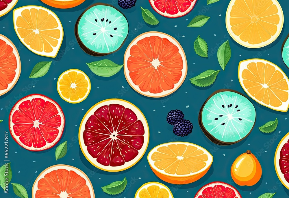 mixed fruit pattern banner wallpaper mixed fruit pattern banner wallpaper