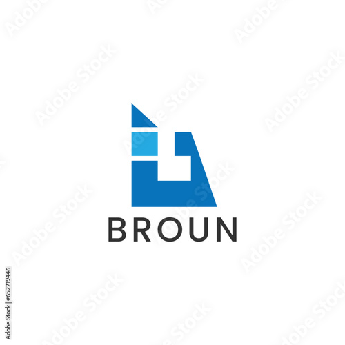 Modern B-letter logo