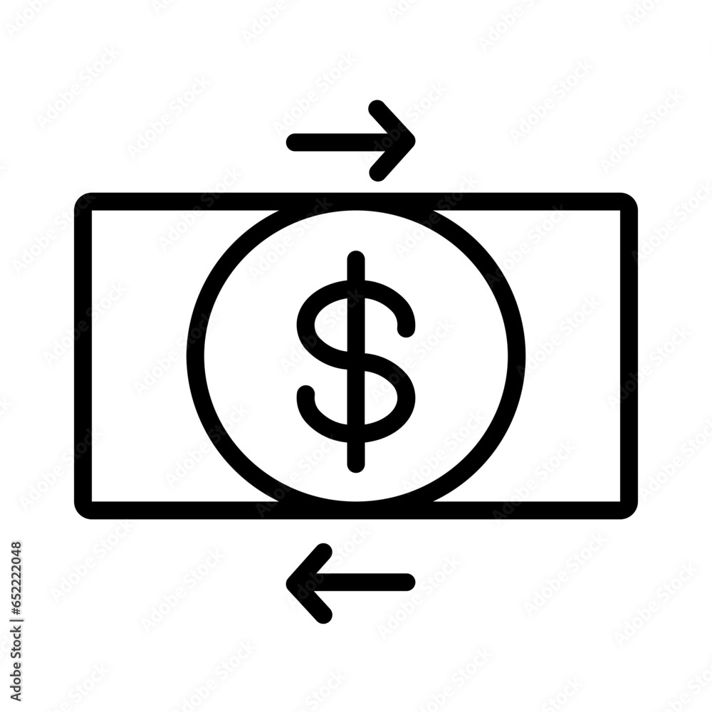 Send Pay Transfer Outline Icon Send Pay Transfer Outline Icon