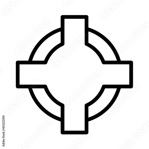 Lifering Lifesafety Tube Outline Icon photo