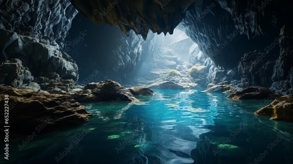 The enchanting depths of a wide angle, amazing cave, a subterranean wonder captured in vivid realism
The enchanting depths of a wide angle, amazing cave, a subterranean wonder captured in vivid realism