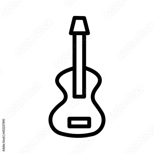 Guitar Instrument Music Outline Icon