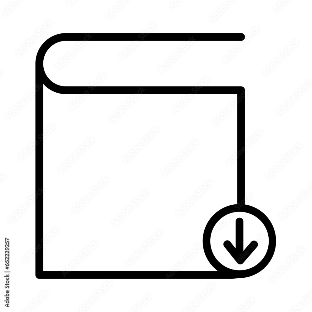 Comerce Book Shop Outline Icon Comerce Book Shop Outline Icon