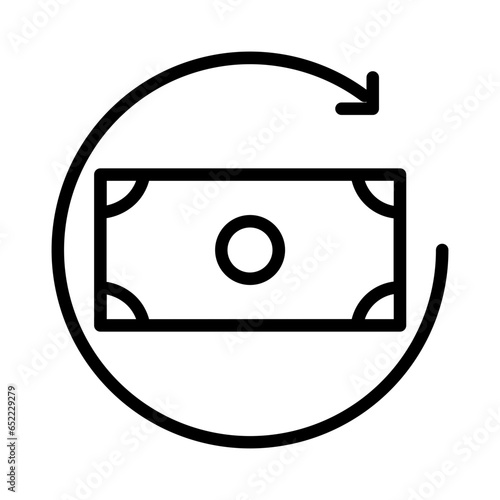 Comerce Money Shop Outline Icon