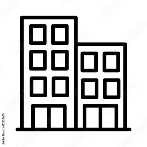 Bulding Estate Office Outline Icon