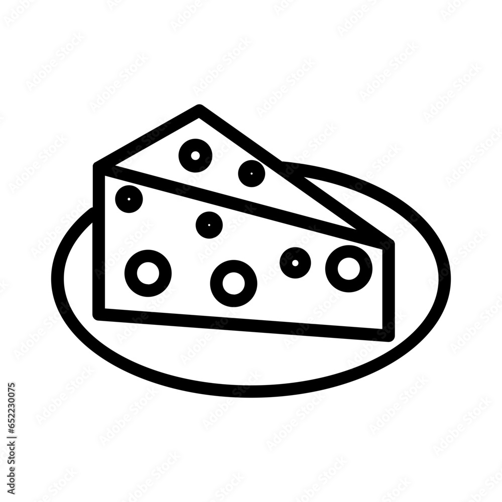 Butter Cheese Food Outline Icon Butter Cheese Food Outline Icon