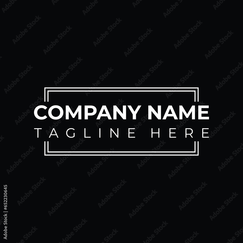 Simple Company logo, and icon. sign. Simple Company logo, and icon. sign.