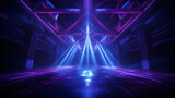Laser Show Club Dark Neon Sci Fi Futuristic