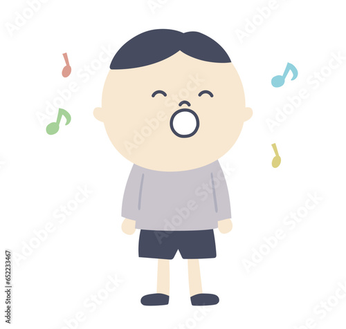 singing boy