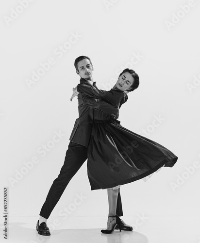 Canvas Print Elegance in movements