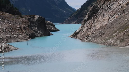 artificial lake, Lake Place-Moulin, Valpelline, dam photo