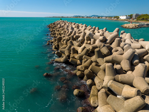 Poblado Marinero en el puerto de Alcoceber en Castellón photo