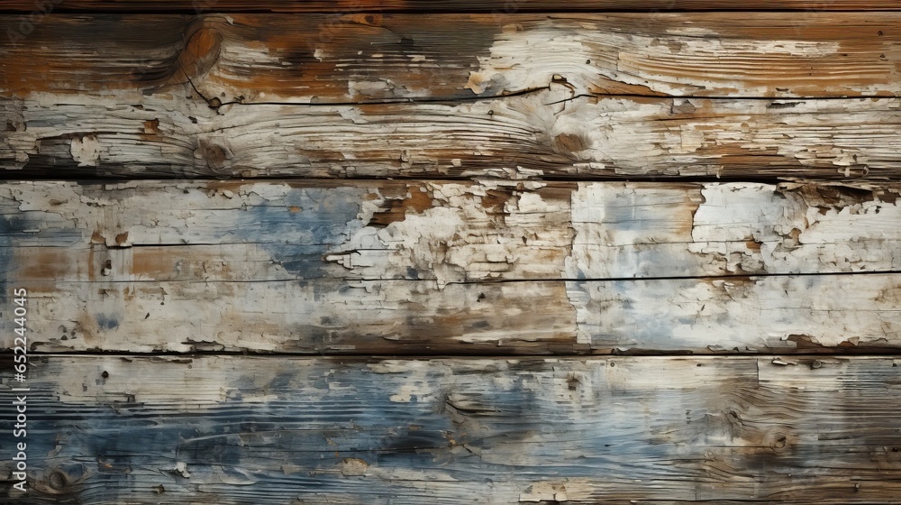 Naklejka premium Wood texture plank grain background. Generative Ai.