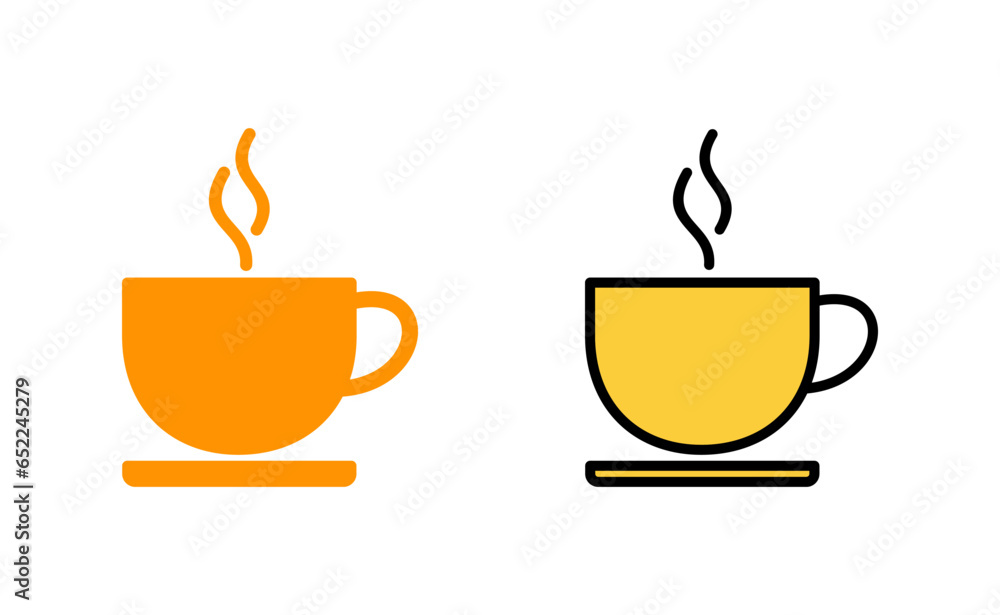 coffee cup icon set for web and mobile app. cup a coffee sign and symbol coffee cup icon set for web and mobile app. cup a coffee sign and symbol
