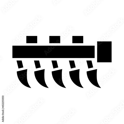 Cultivator Glyph Icon Design