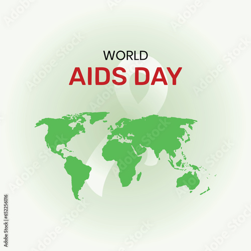 World AIDS Day Banner Background Illustration