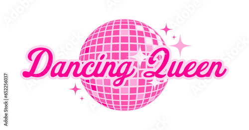 Dancing Queen with Pink Disco Ball