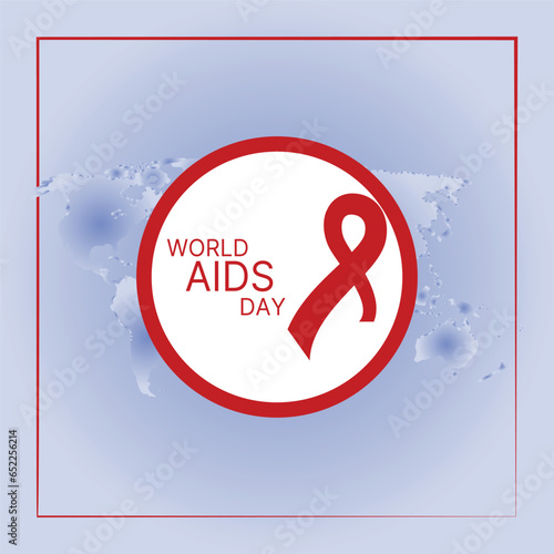 World AIDS Day Banner Background Illustration