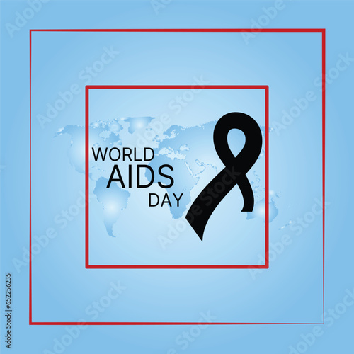 World AIDS Day Banner Background Illustration