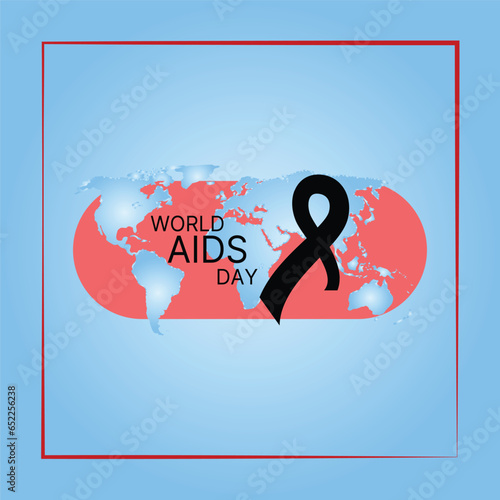 World AIDS Day Banner Background Illustration
