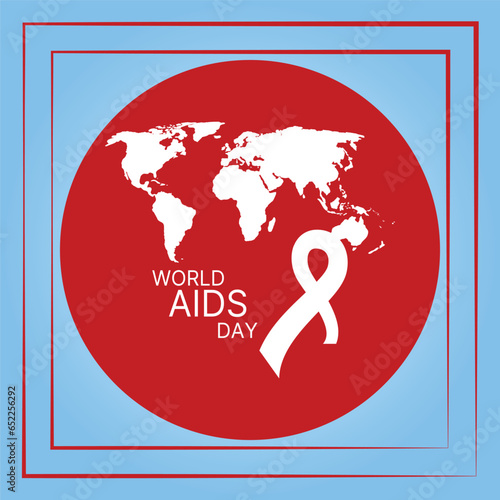 World AIDS Day Banner Background Illustration