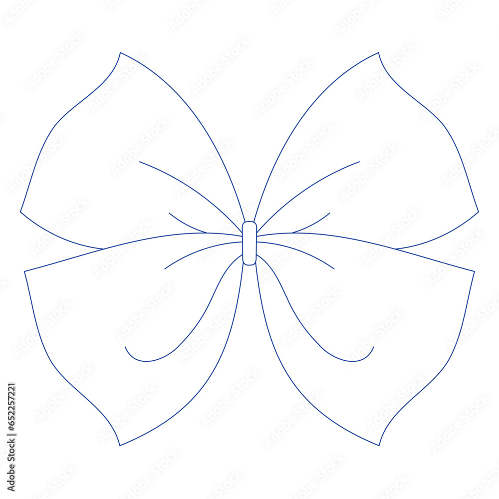 Fototapeta premium Butterfly ribbon