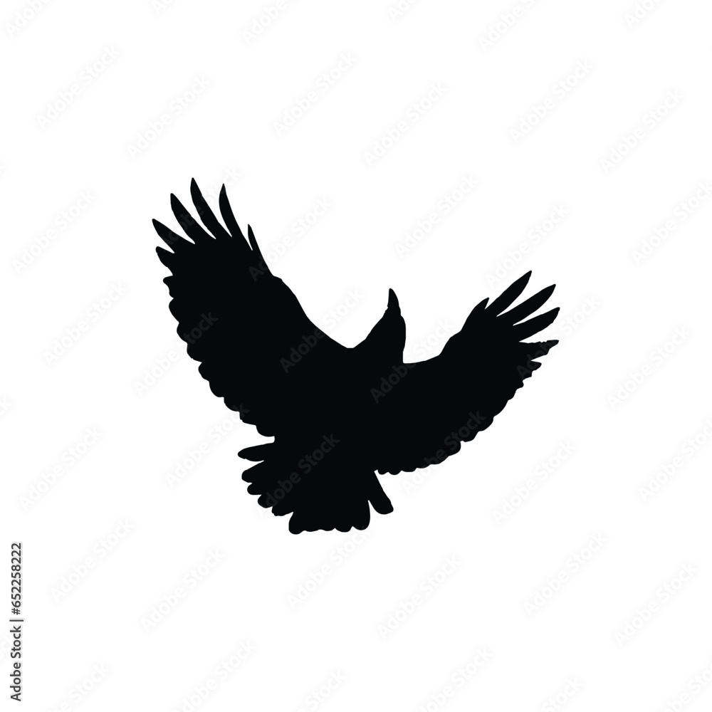 Obraz premium Bird icon. Simple style nature travel big sale poster background symbol. Bird brand logo design element. Bird t-shirt printing. Vector for sticker.